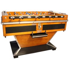 Vintage Midcentury French Cafe's Foosball Table, Soccer Table, Football Table