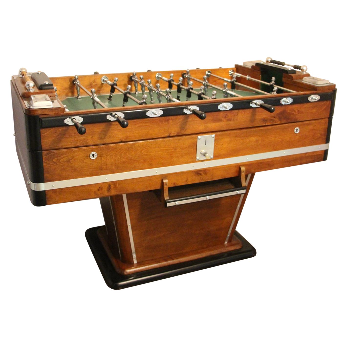 Midcentury French Cafe's Foosball Table, Soccer Table, Football Table