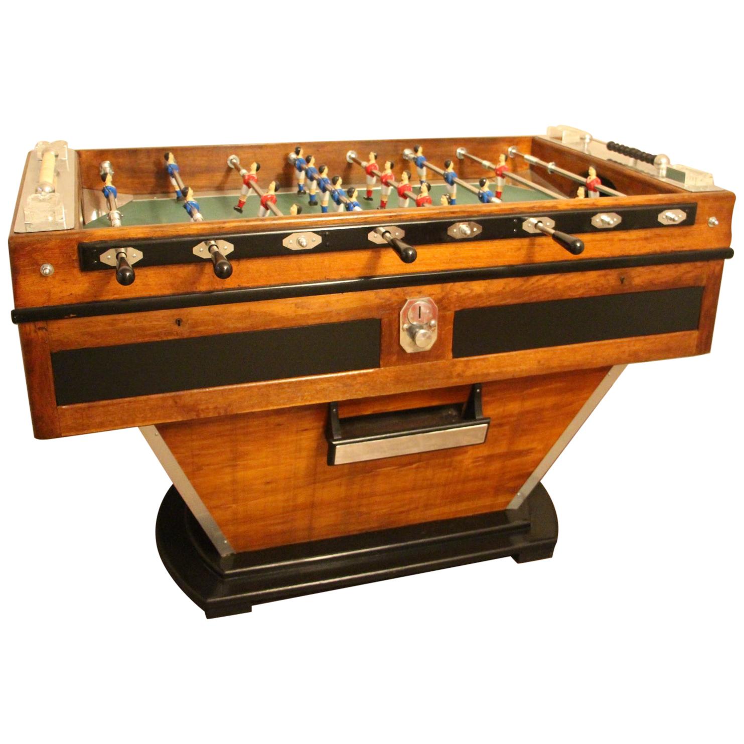 Midcentury French Cafe's Foosball Table, Soccer Table, Football Table