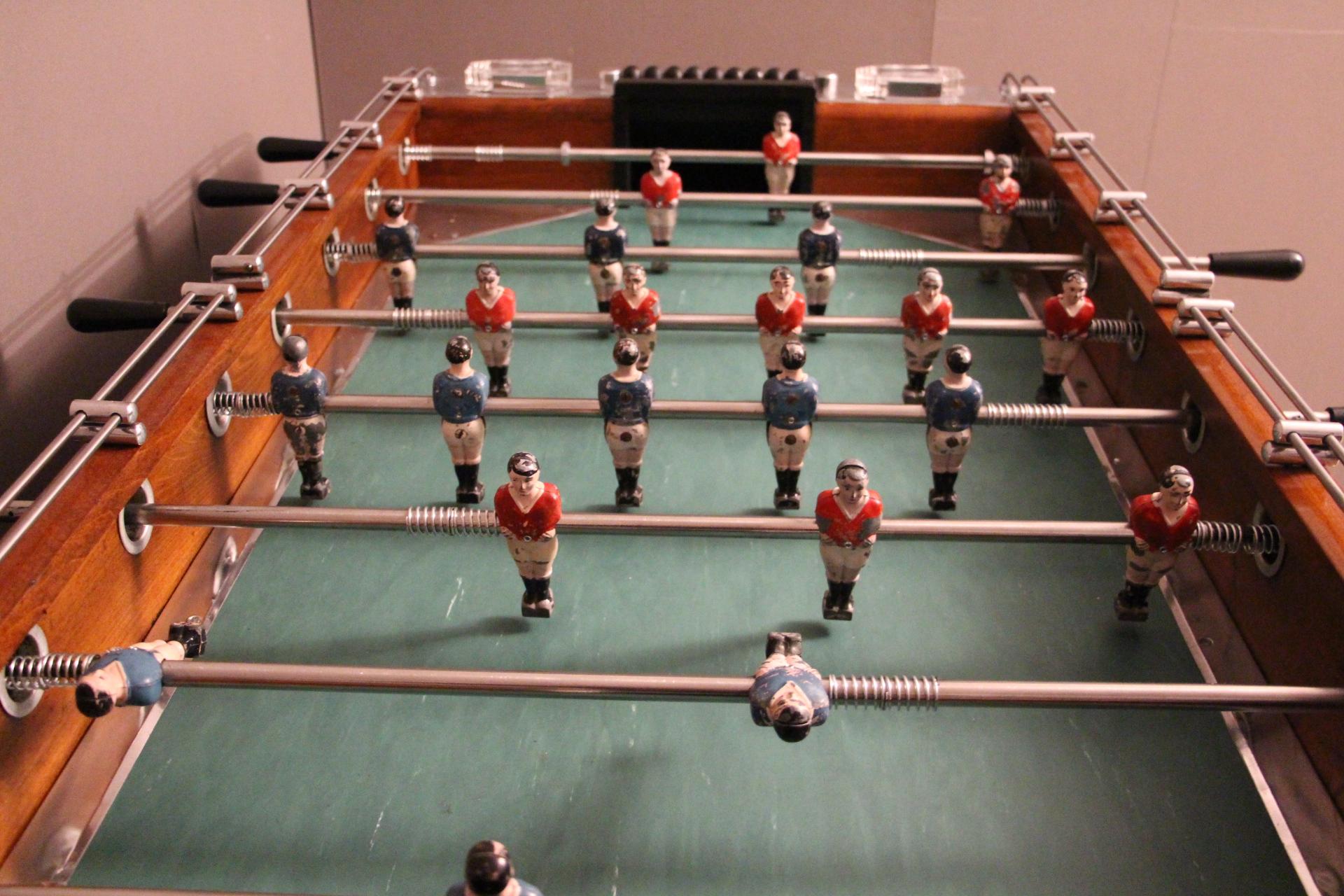 Mid-Century Modern Midcentury French Cafe's Foosball Table, Soccer Table, Football Table