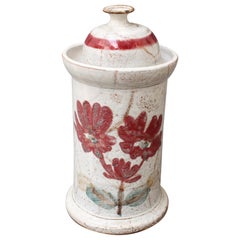 Pot d'apothicaire en céramique française du milieu du siècle dernier de Gustave Reynaud, Le Murier