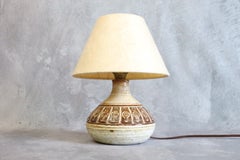 Lampe en céramique française du milieu du siècle par Marcel Giraud, Vallauris, 1960 Poterie