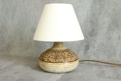 Midcentury French Ceramic Lamp by Marcel Giraud, Vallauris, 1960s Pottery
