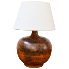 Vintage Midcentury French Ceramic Table Lamp by Jacques Blin 'circa 1950s'