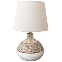 Midcentury French Ceramic Table Lamp by Marcel Giraud, circa 1960s