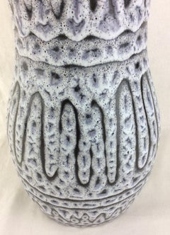 Midcentury French Ceramic Vase from Vallauris, Signed