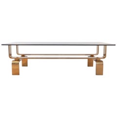 Midcentury French Coffee Table by Maison Jansen