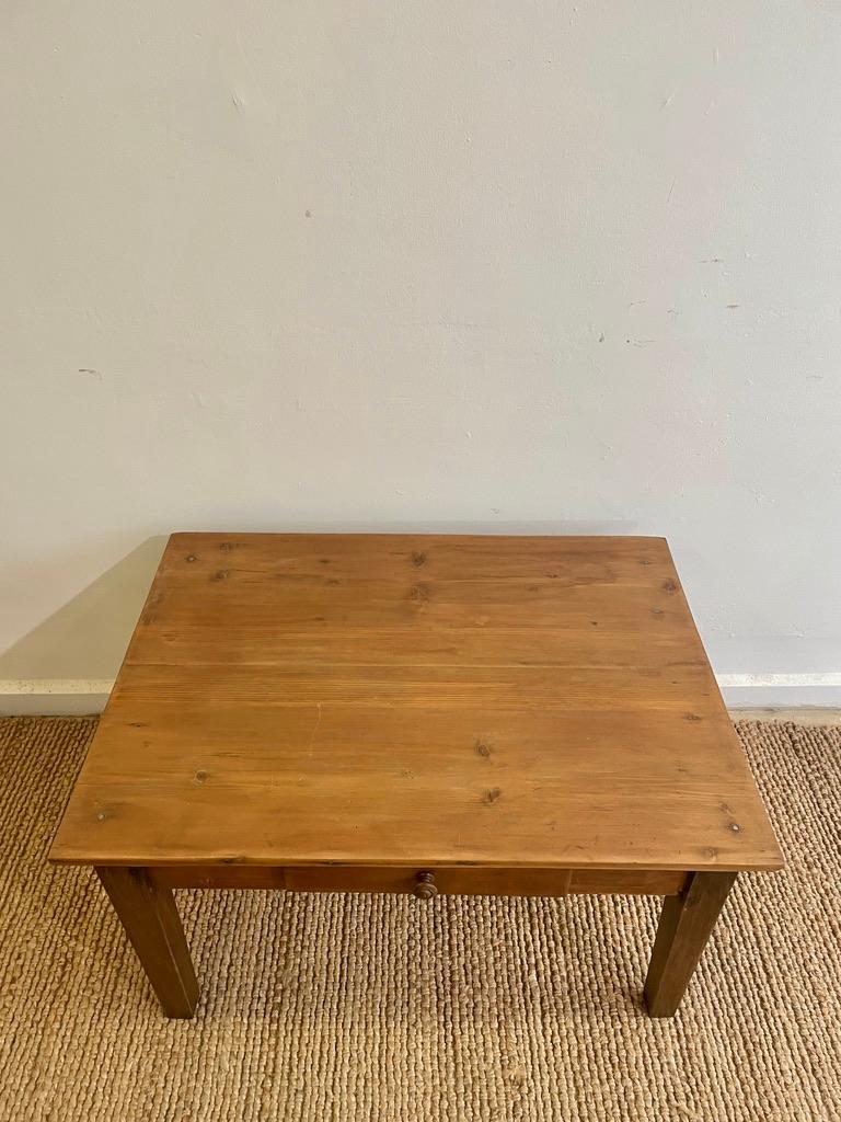 Mid-20th Century Midcentury french Coffee Table with Drawer For Sale