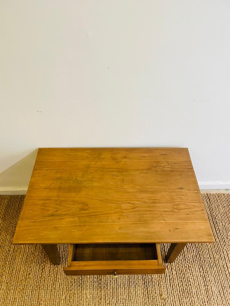 Mid-20th Century Midcentury french Coffee Table with Drawer For Sale