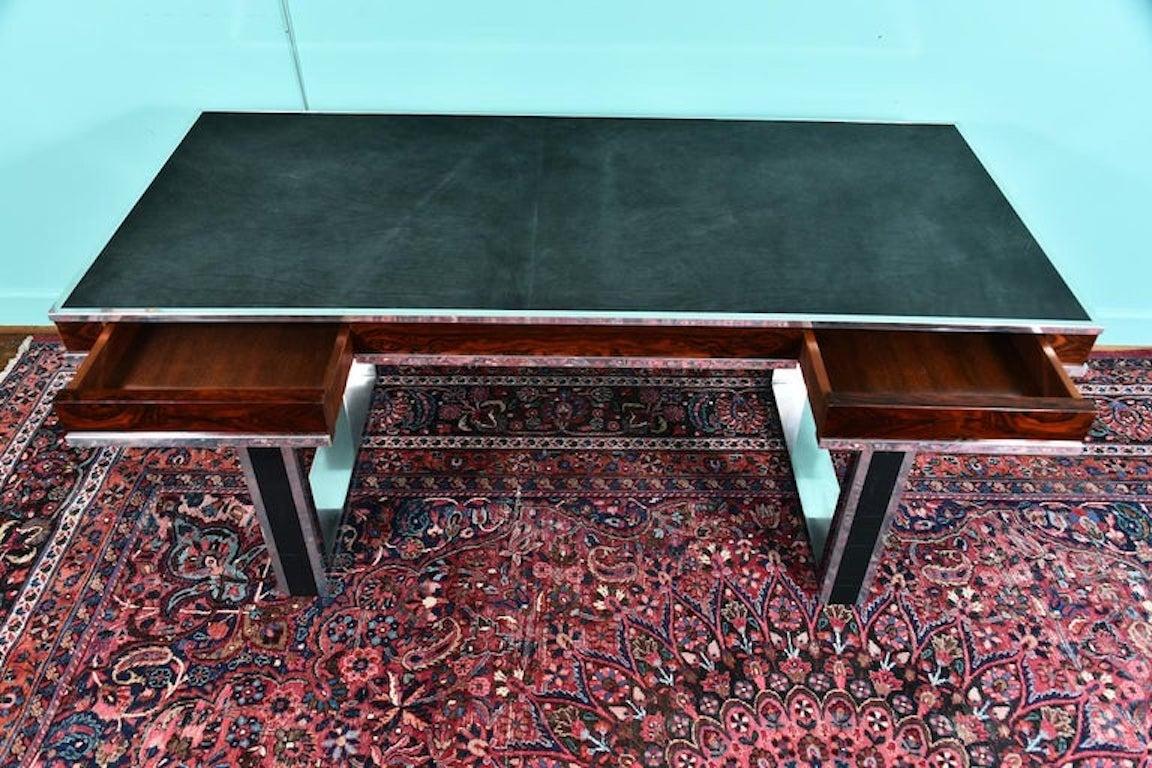 Mid-20th Century Mid-Century French Desk in Walnut For Sale