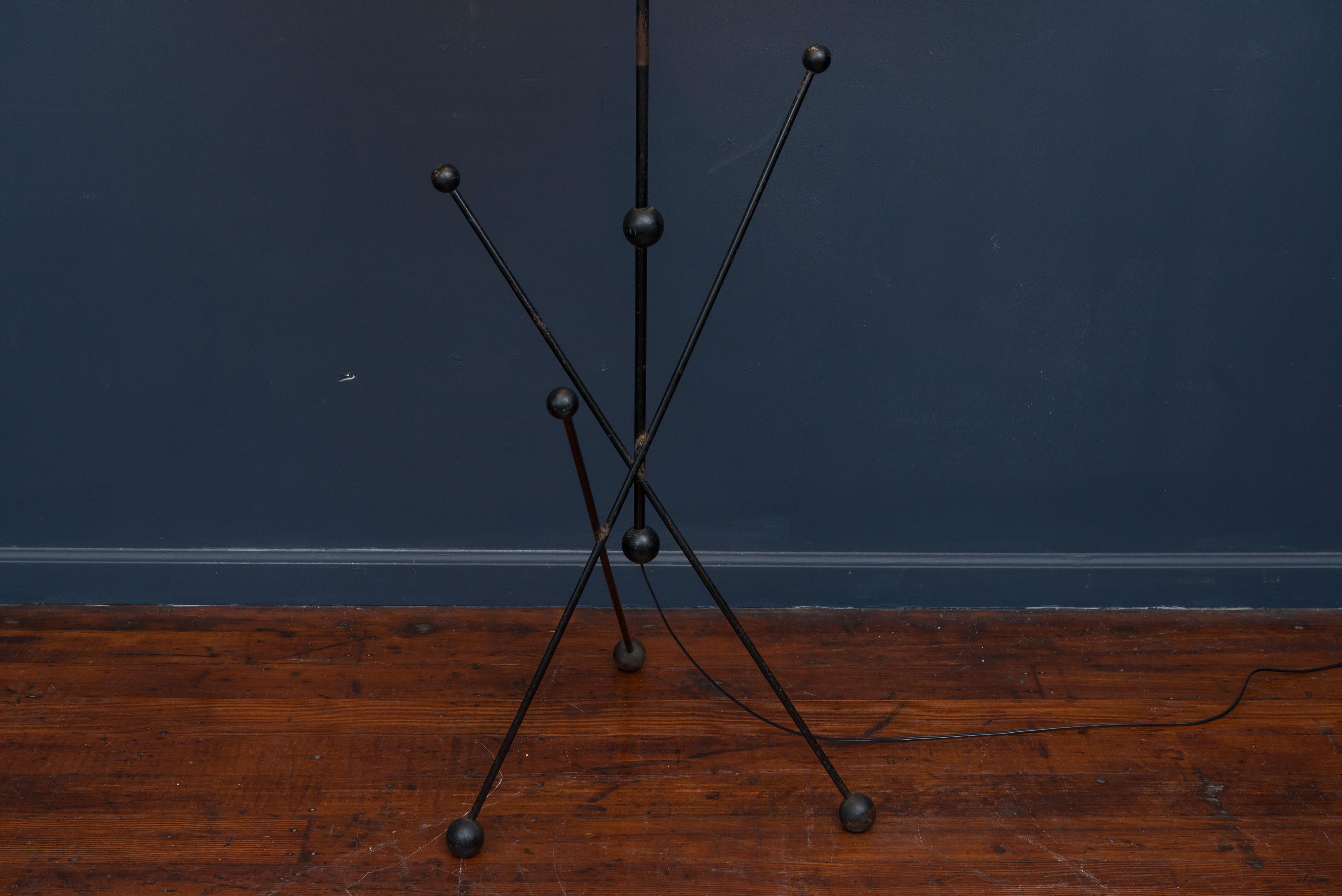 Metal Midcentury French Floor Lamp