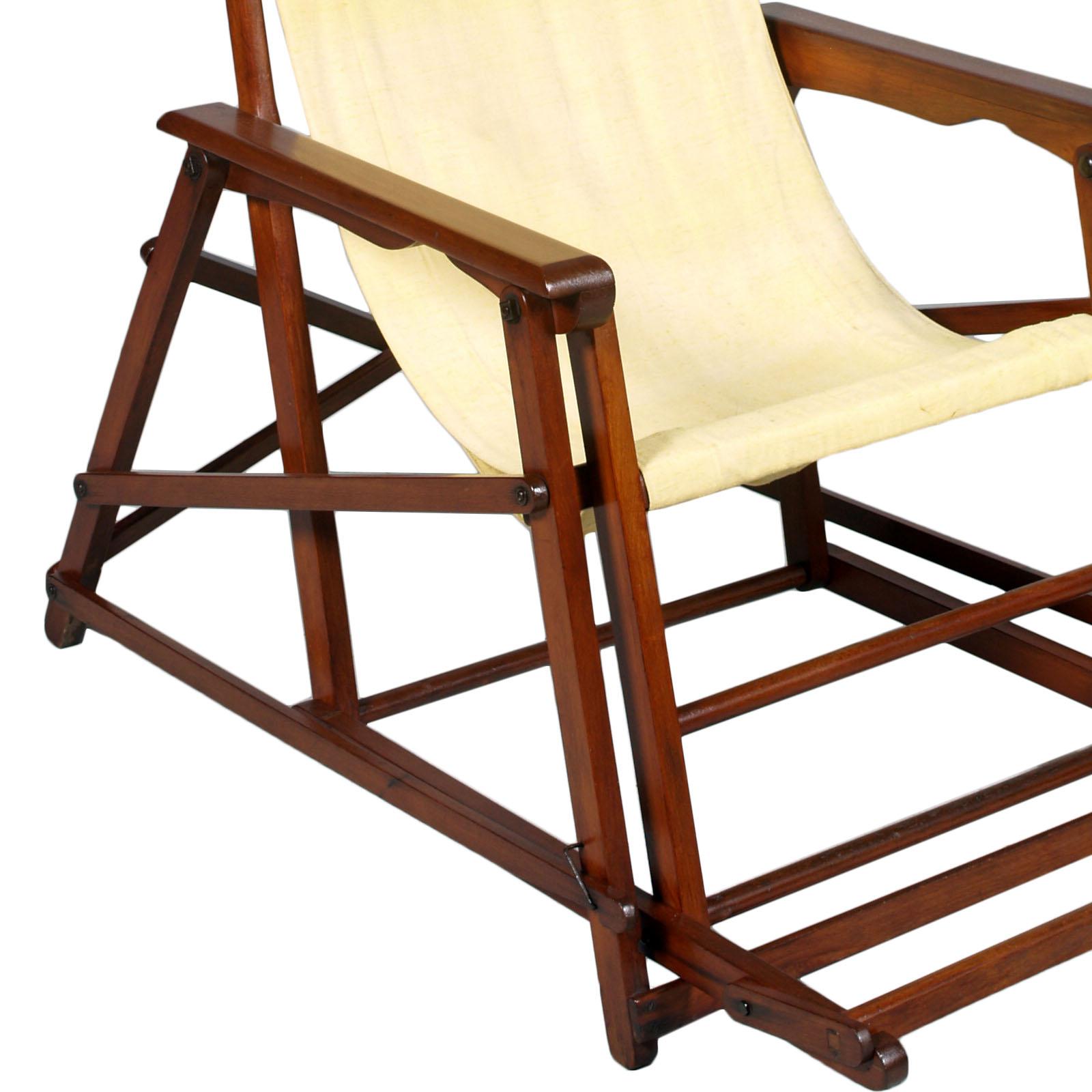 canvas folding chaise lounge