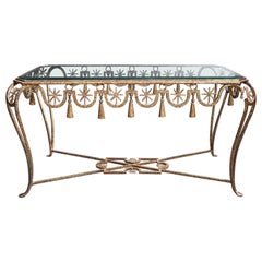 Midcentury French Iron Coffee Table