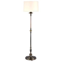 Midcentury French Metal and Brass Floor Lamp, 1960s
