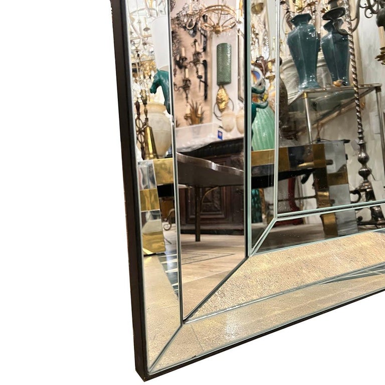 Pair of Midcentury French Mirrors For Sale at 1stDibs