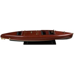Midcentury French Model Boat