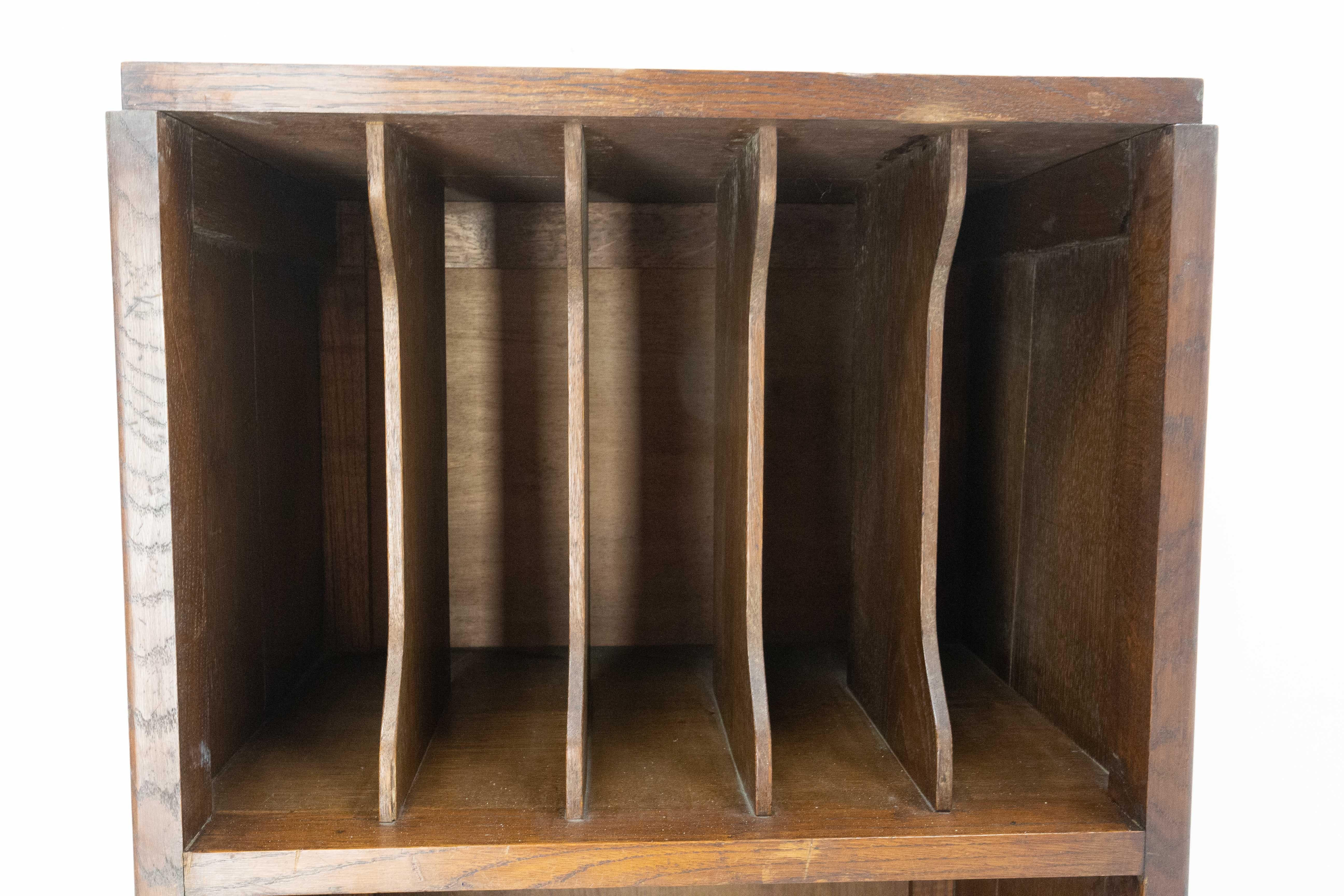 20th Century Mid-Century French Oak Desk-Cabinet, circa 1940 For Sale