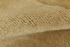 Mid-20th century French Paule Leleu Beige, Green, Burgundy Hand Knotted Wool Rug