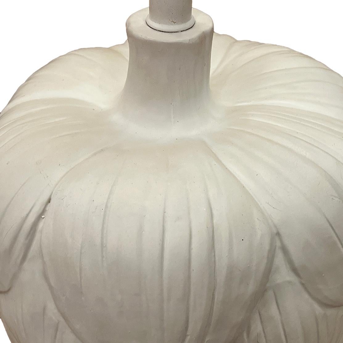Midcentury French Plaster Table Lamp In Good Condition For Sale In New York, NY