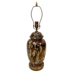 Midcentury French Porcelain Lamp