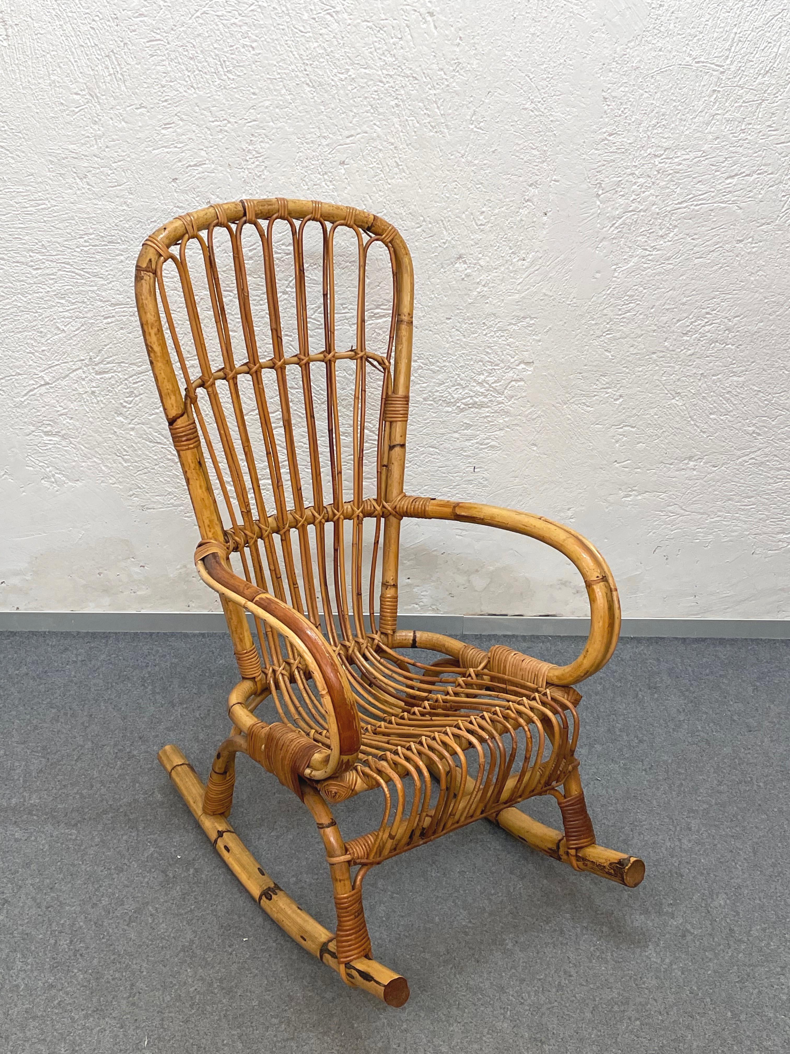 bamboo rocking chair for kids