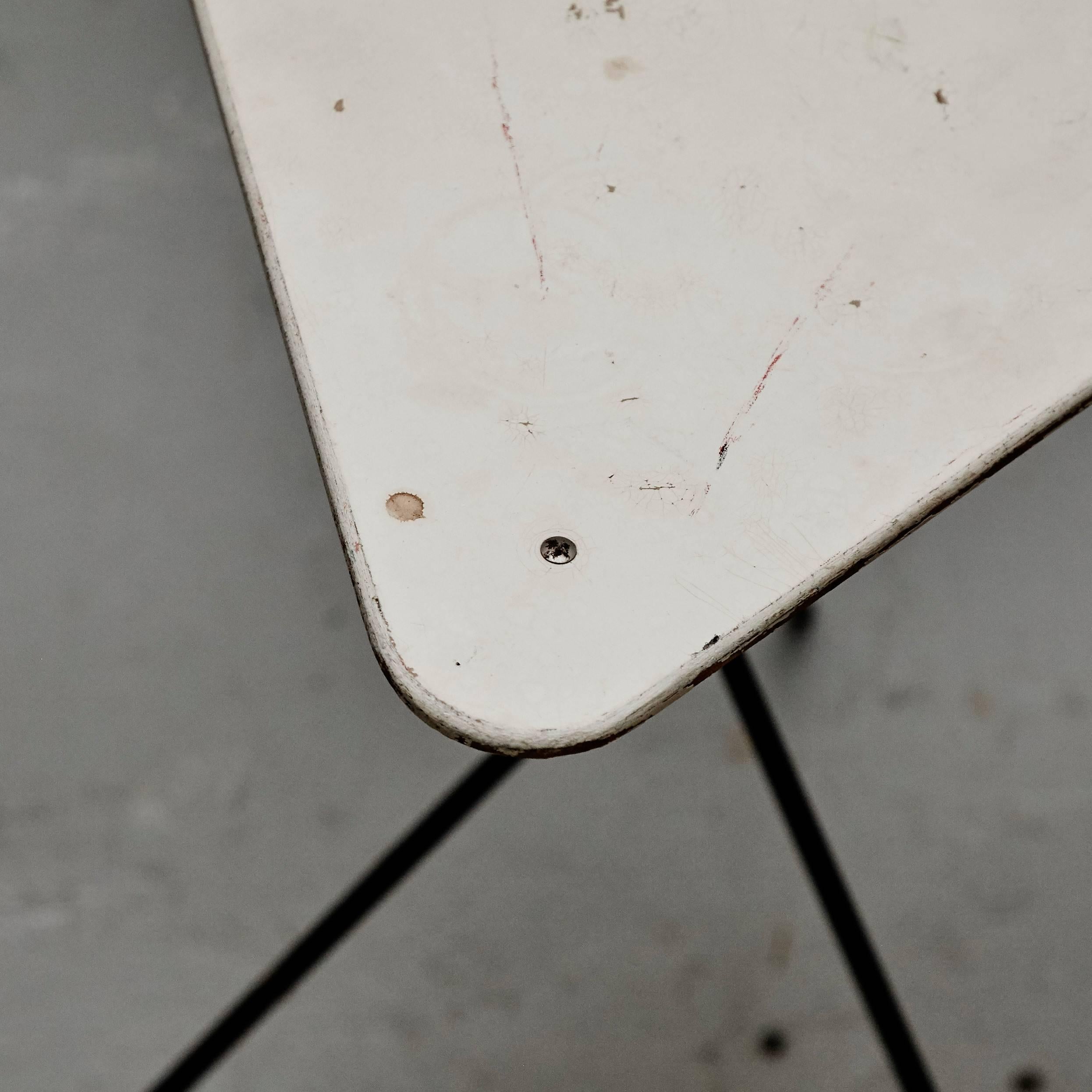 Metal Midcentury French Side Table