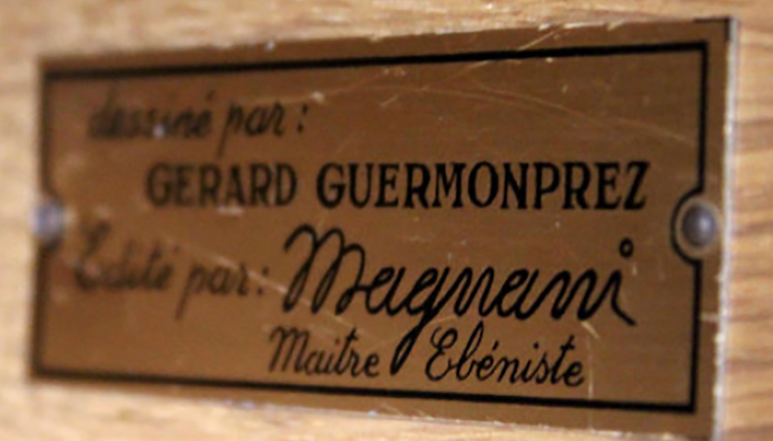 Midcentury French Sideboard by Gérard Guermonprez, Ash Veneer, 1950s 8