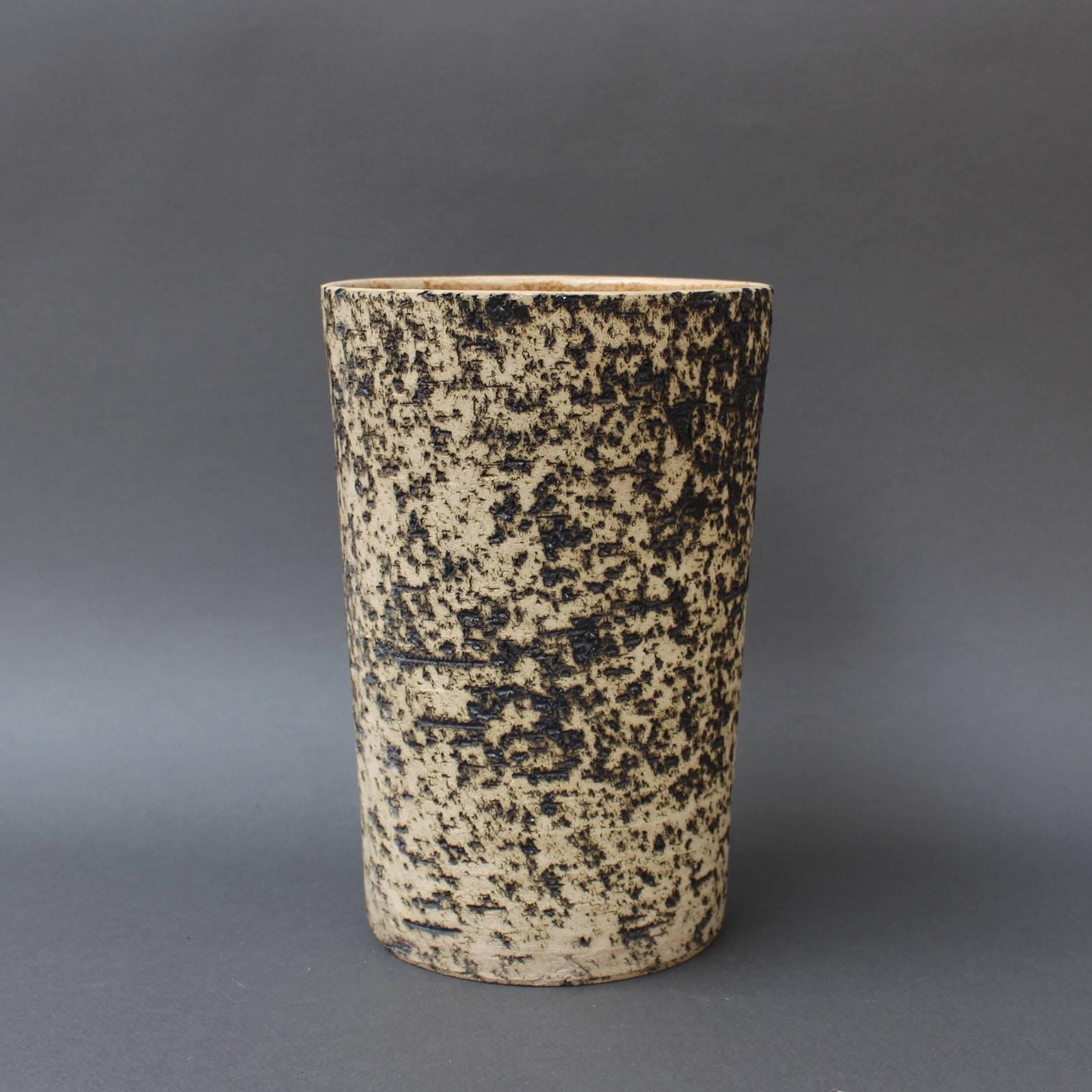 Mid-Century Modern Midcentury French Stoneware Vase, circa 1970s
