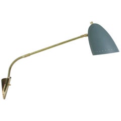 Vintage Midcentury French Swivelling Potence Wall Lamp Sconce, 1950s