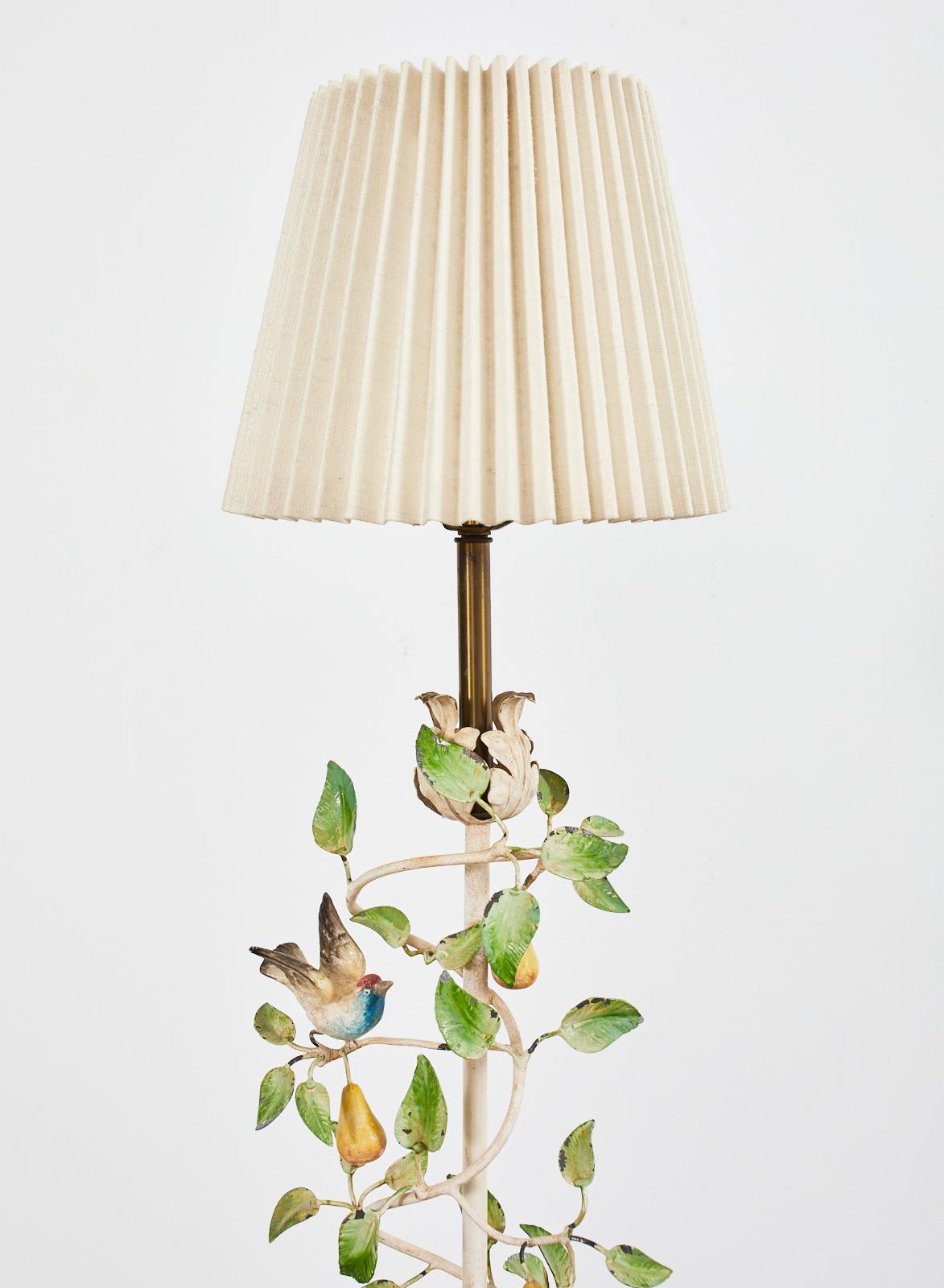 Midcentury French Tole Tree Lamp by Leonard Foss 8