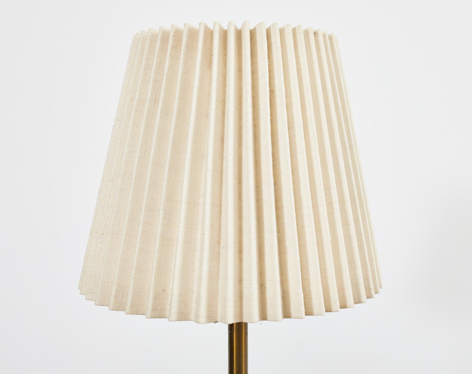 Painted Midcentury French Tole Tree Lamp by Leonard Foss