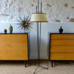 Midcentury French Tripode Floor Lamp