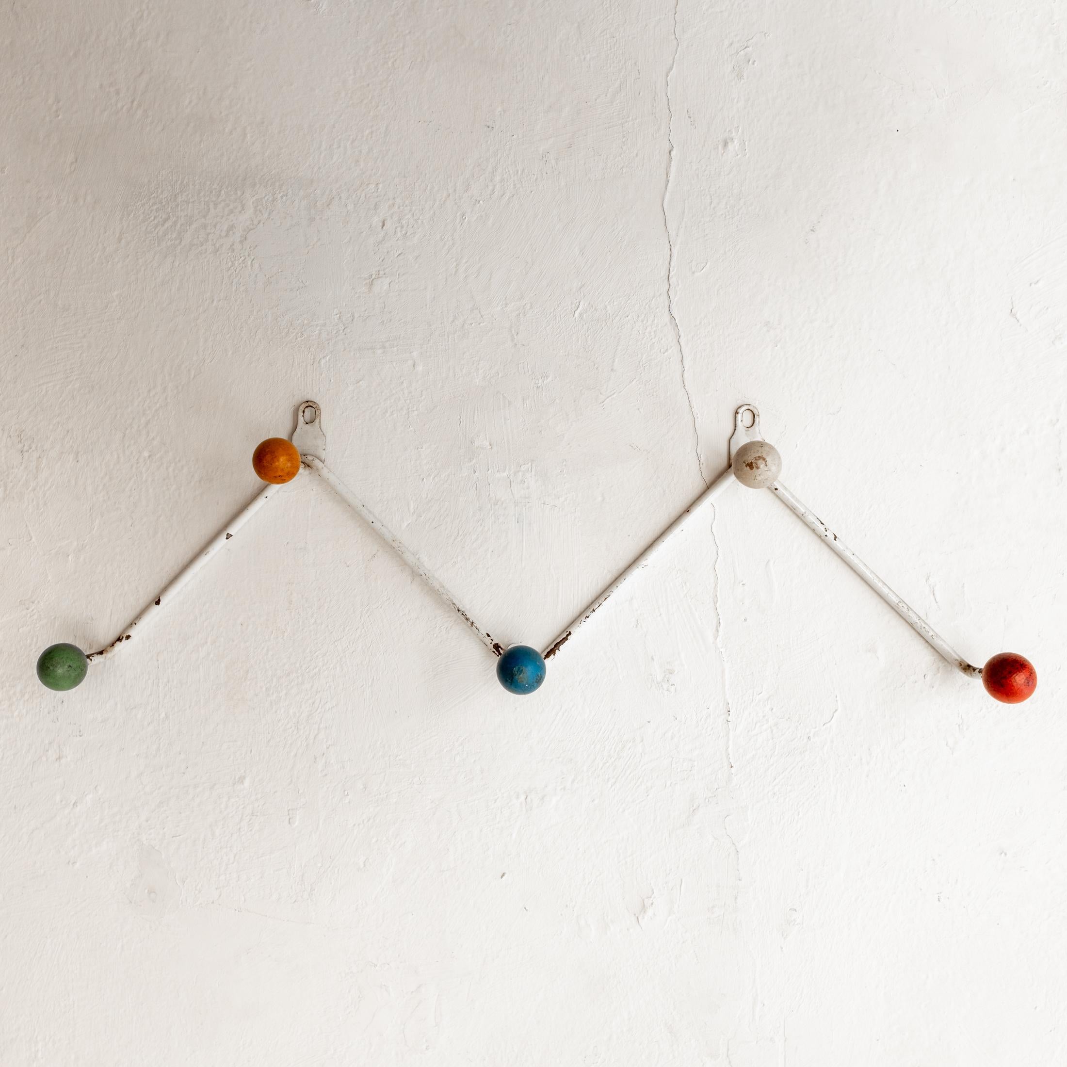 Mid-Century Modern Midcentury French Wall Hat or Coat Rack