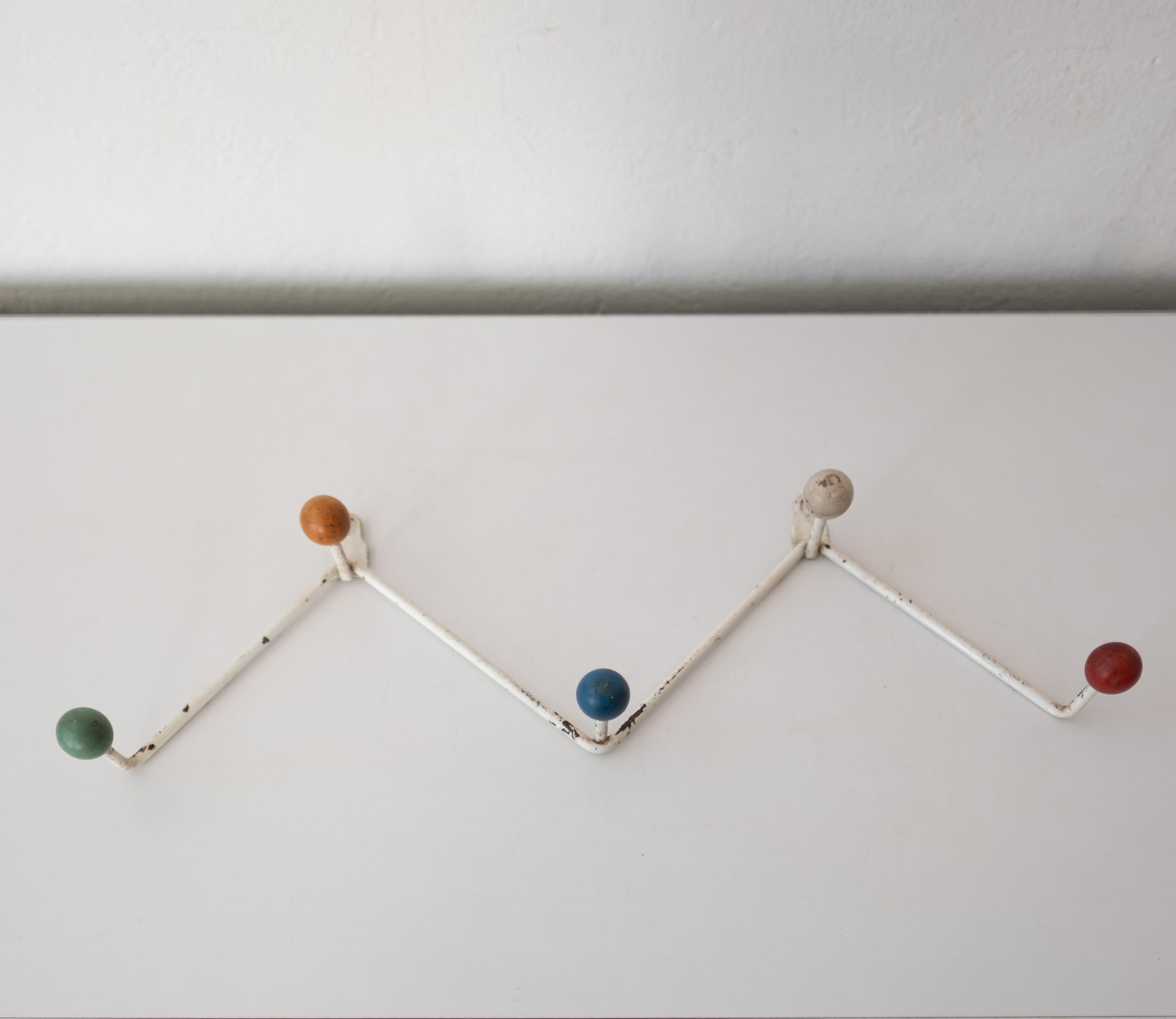 Midcentury French Wall Hat or Coat Rack 1