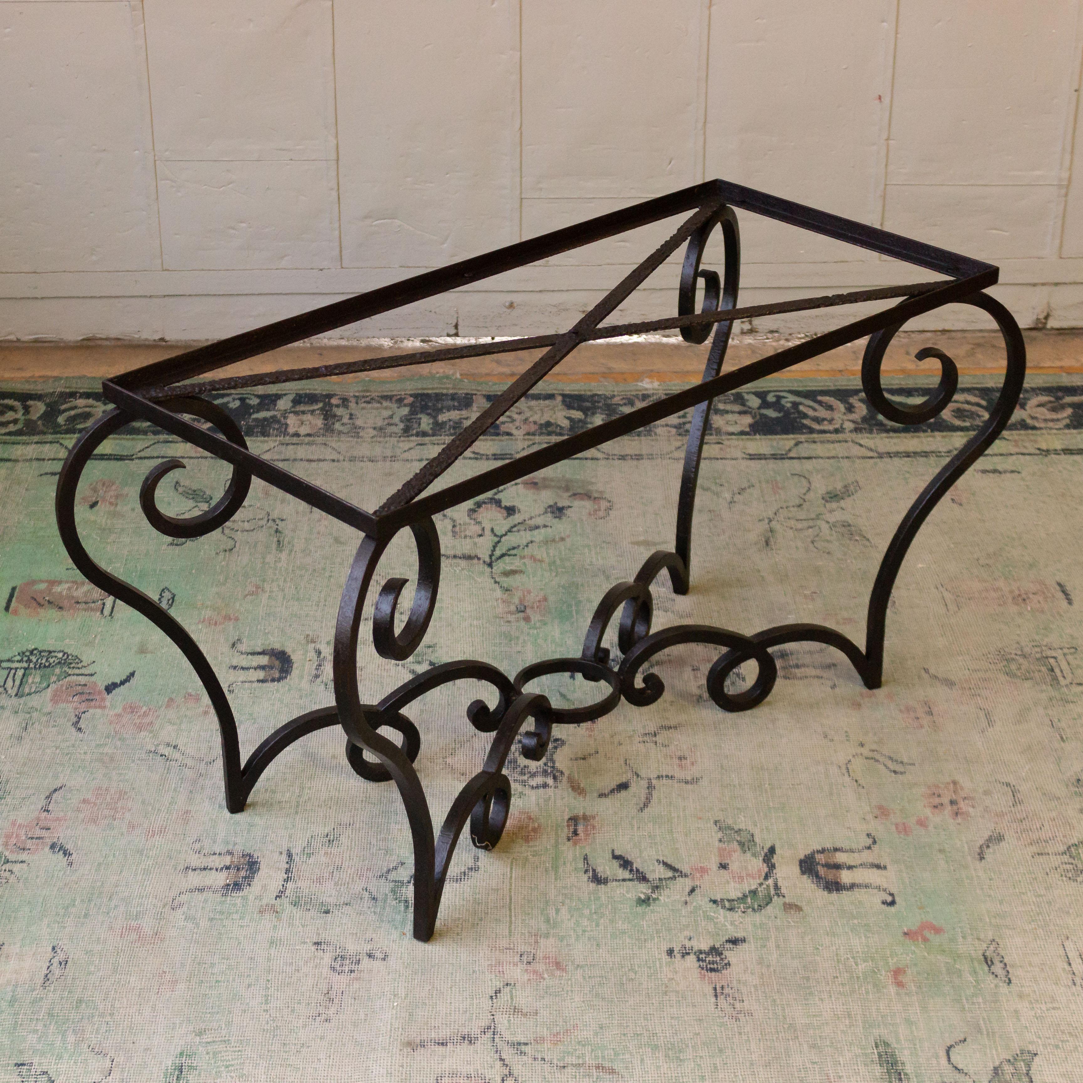 Midcentury French Wrought Iron Coffee 4