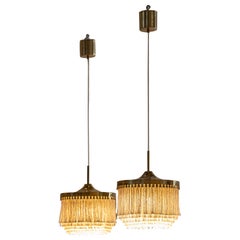 Midcentury Fringe pendants by Hans Agne Jakobsson, 1950