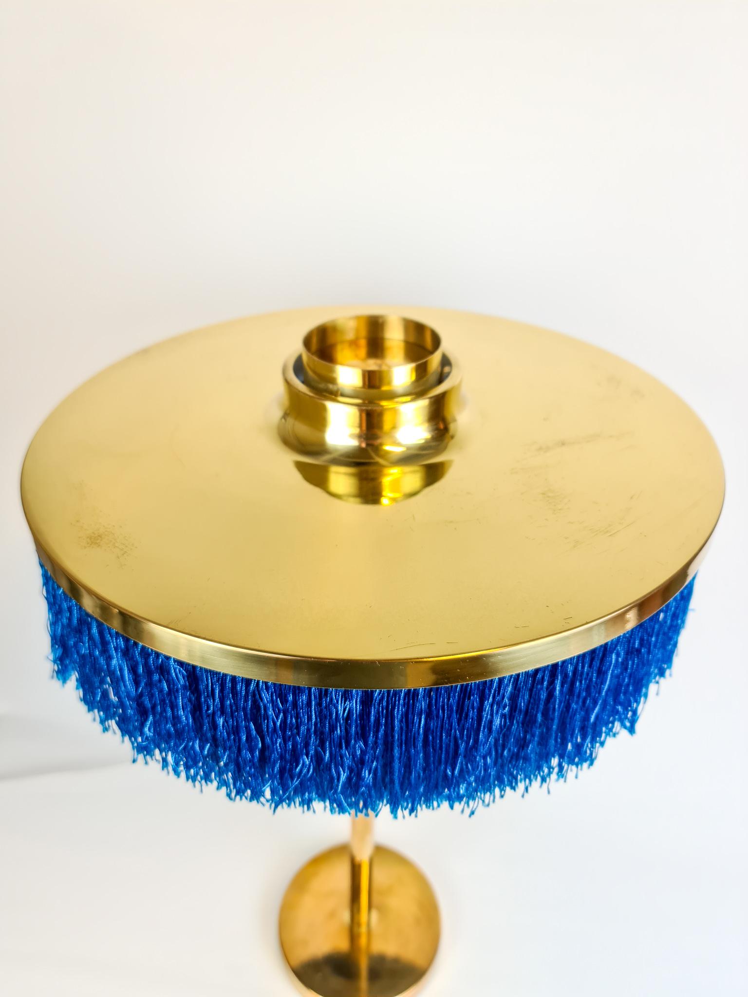 Midcentury Fringe Table Lamp Model B138 by Hans-Agne Jakobsson In Good Condition In Hillringsberg, SE
