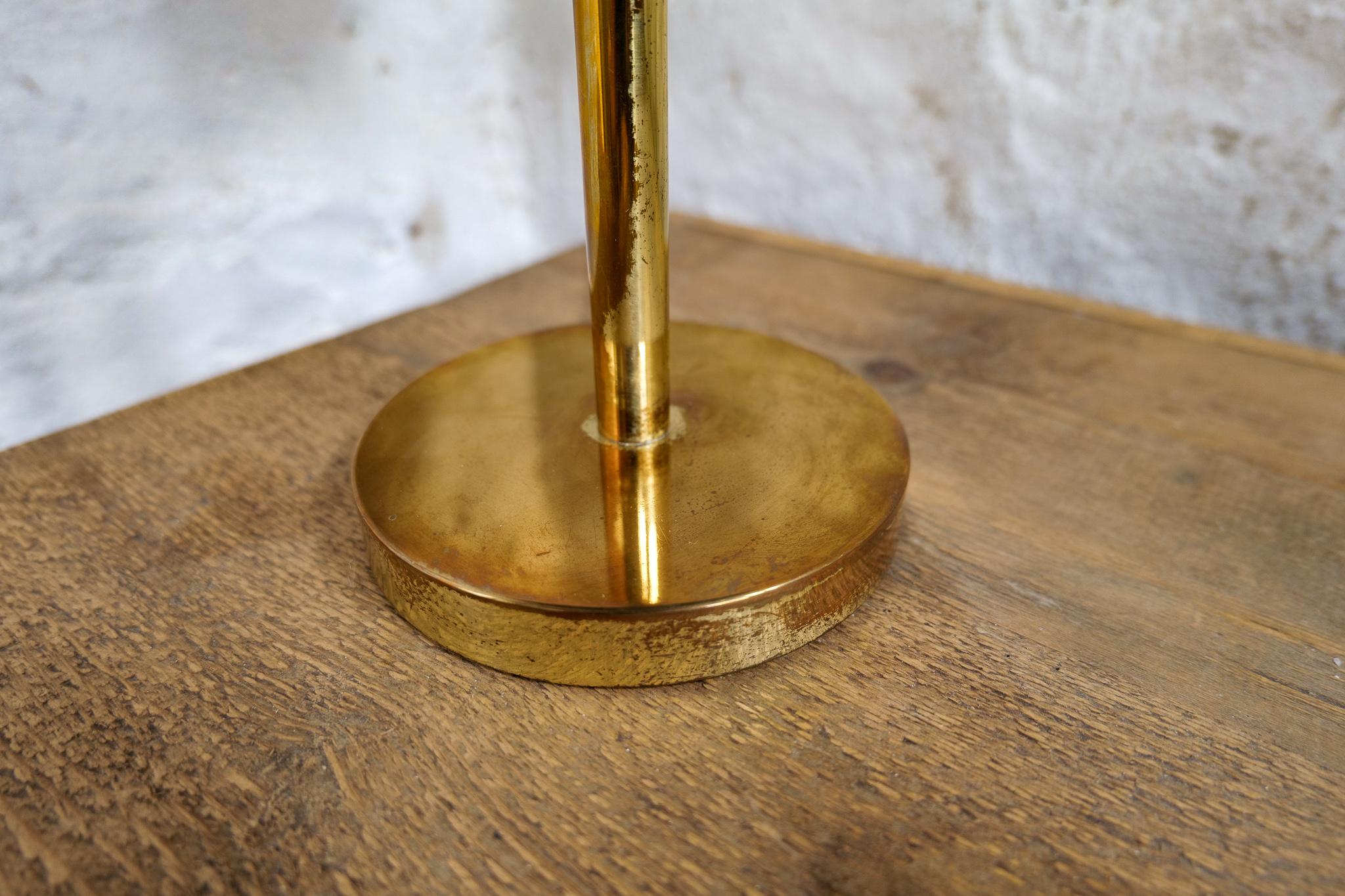 Brass Midcentury Fringe Table Lamp Model B138 by Hans-Agne Jakobsson Sweden