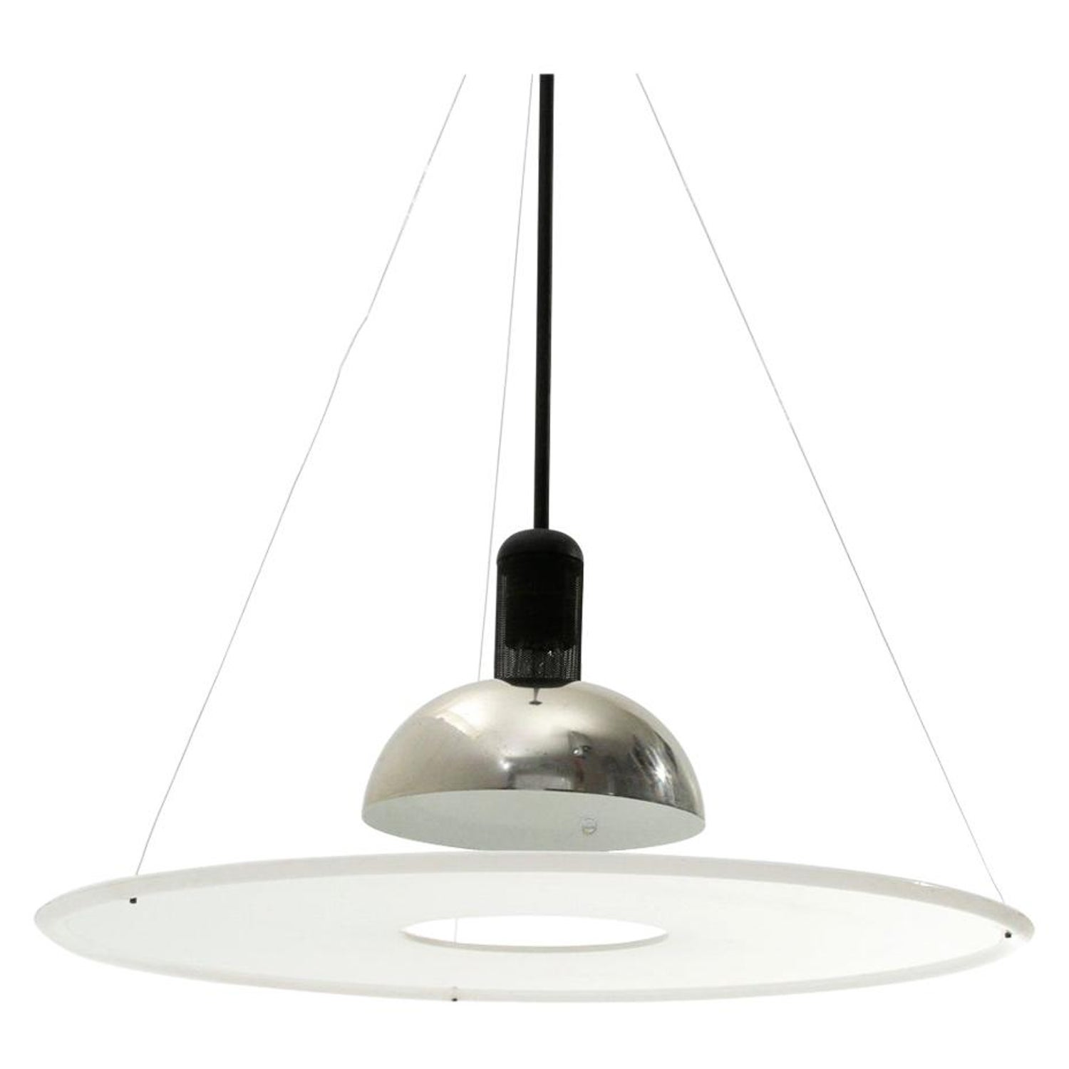 Midcentury 'Frisbi' Pendant Lamp by Achille Castiglioni for Flos, 1970s at  1stDibs
