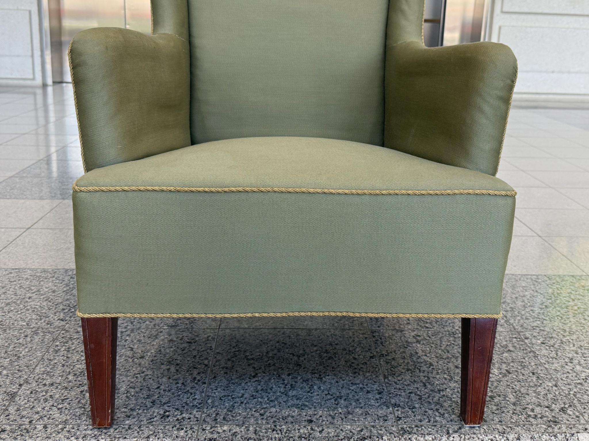 Pareja de sillones Frits Henningsen de mediados de siglo en venta 2