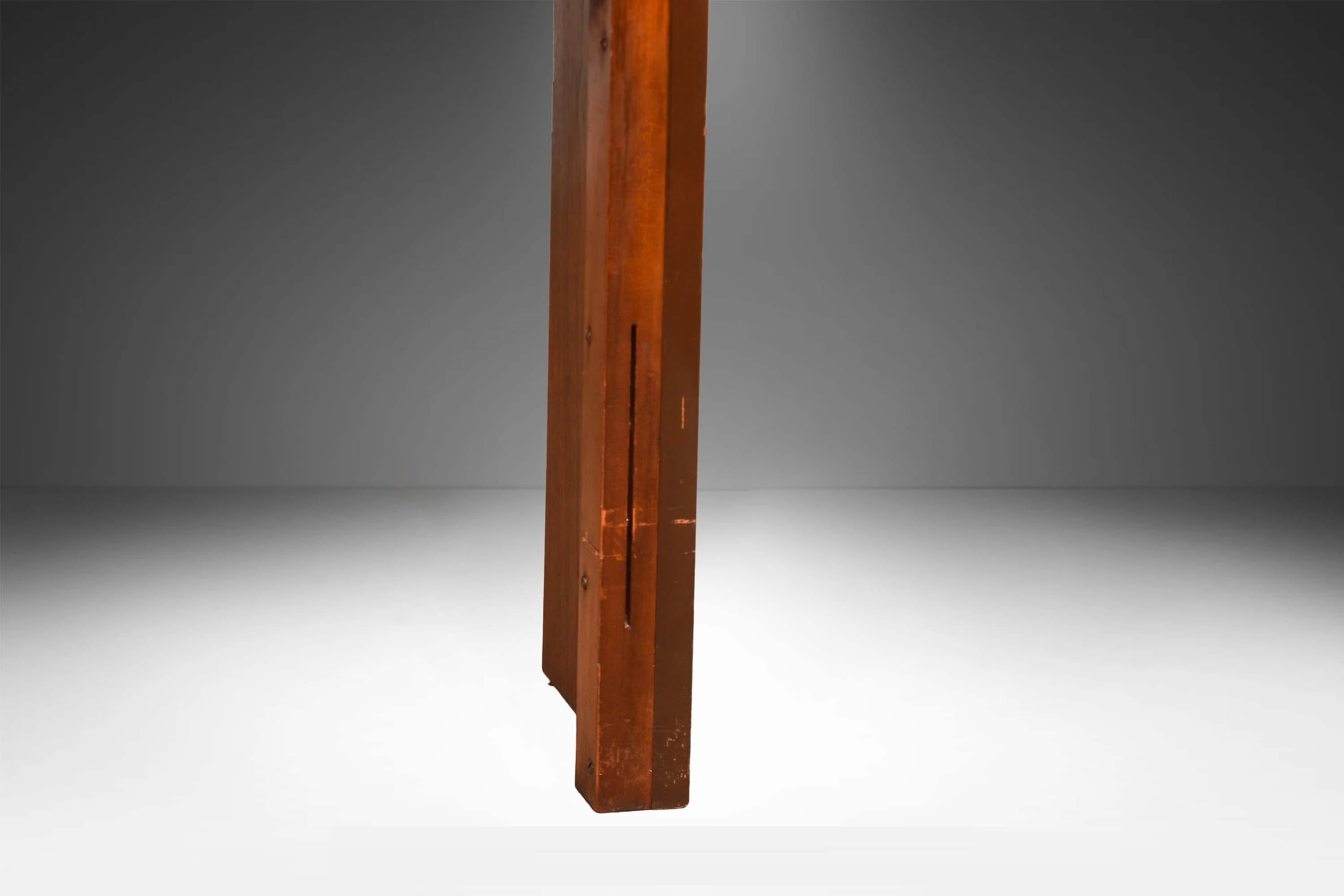 MidCentury Full Headboard Storage Bookcase im Angebot 1