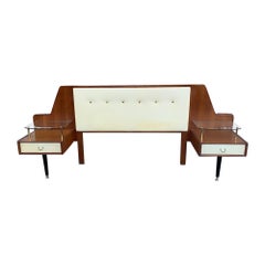 Midcentury G-Plan E.Gomme Headboard with Bedside
