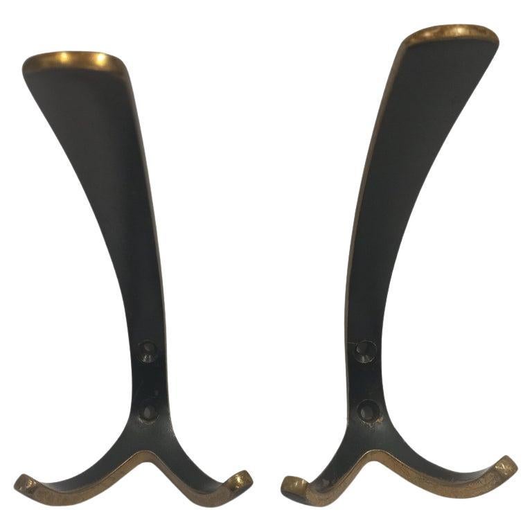 Stile Midcentury Garderobenhaken Auböck in vendita