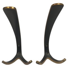 Midcentury Garderobenhaken Auböck Stil