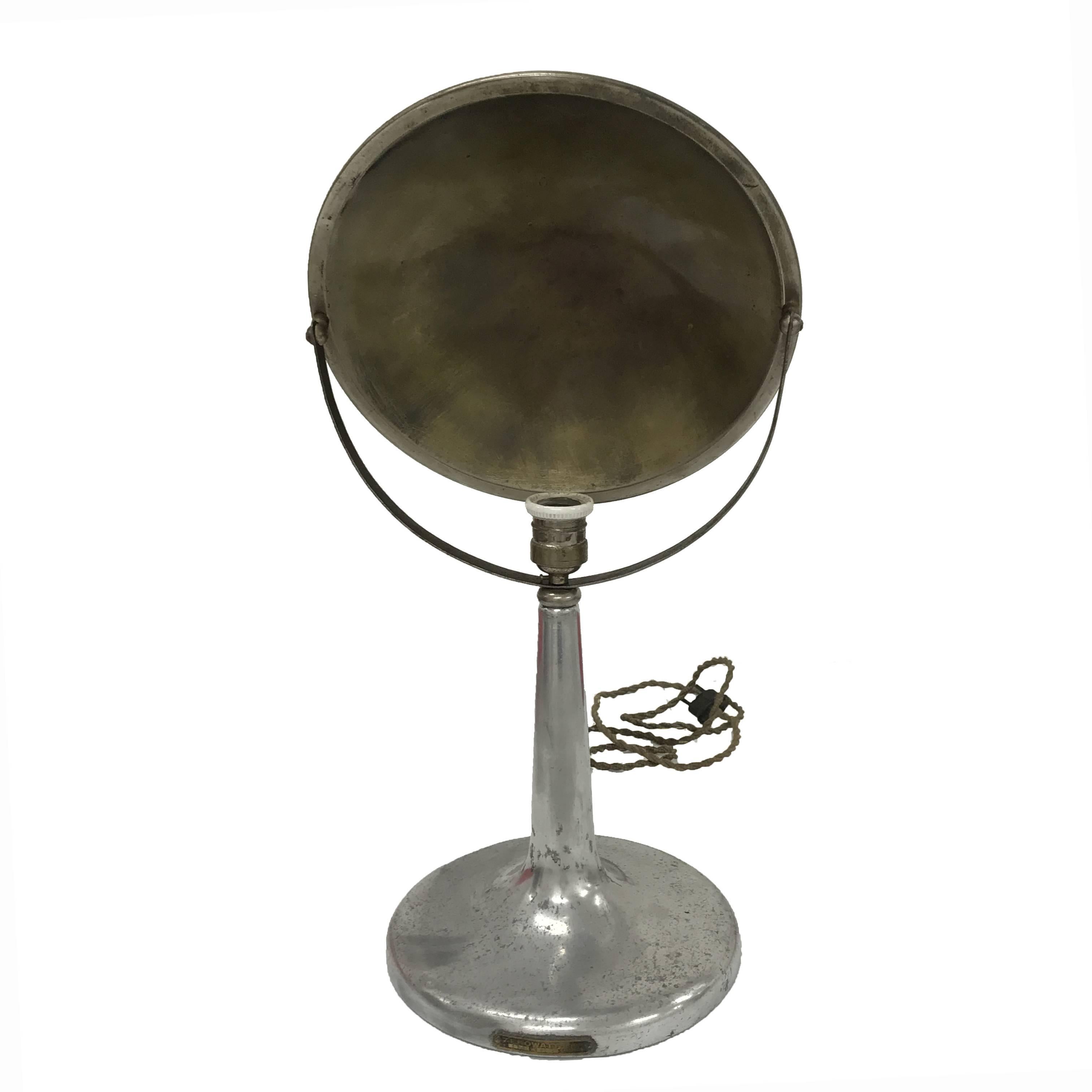 Midcentury Gardoncini Italian Italian Adjustable Table Lamp for Zerowatt, 1940s For Sale 4