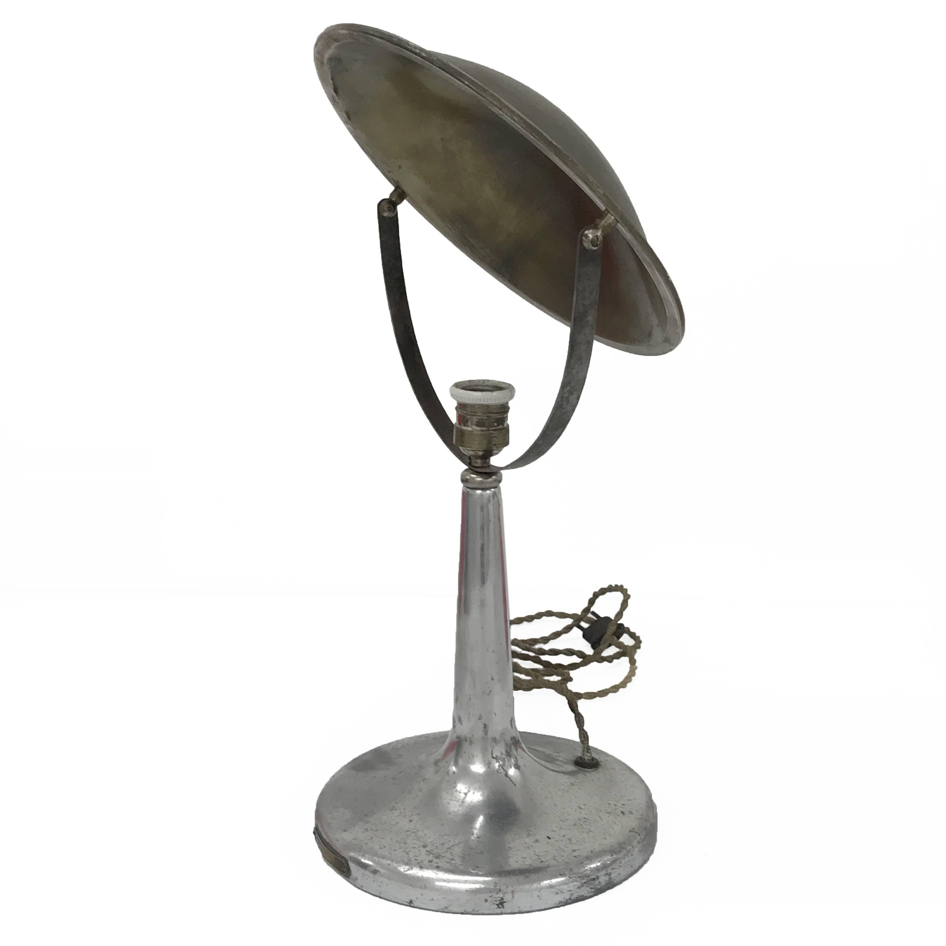 Midcentury Gardoncini Italian Italian Adjustable Table Lamp for Zerowatt, 1940s For Sale 5