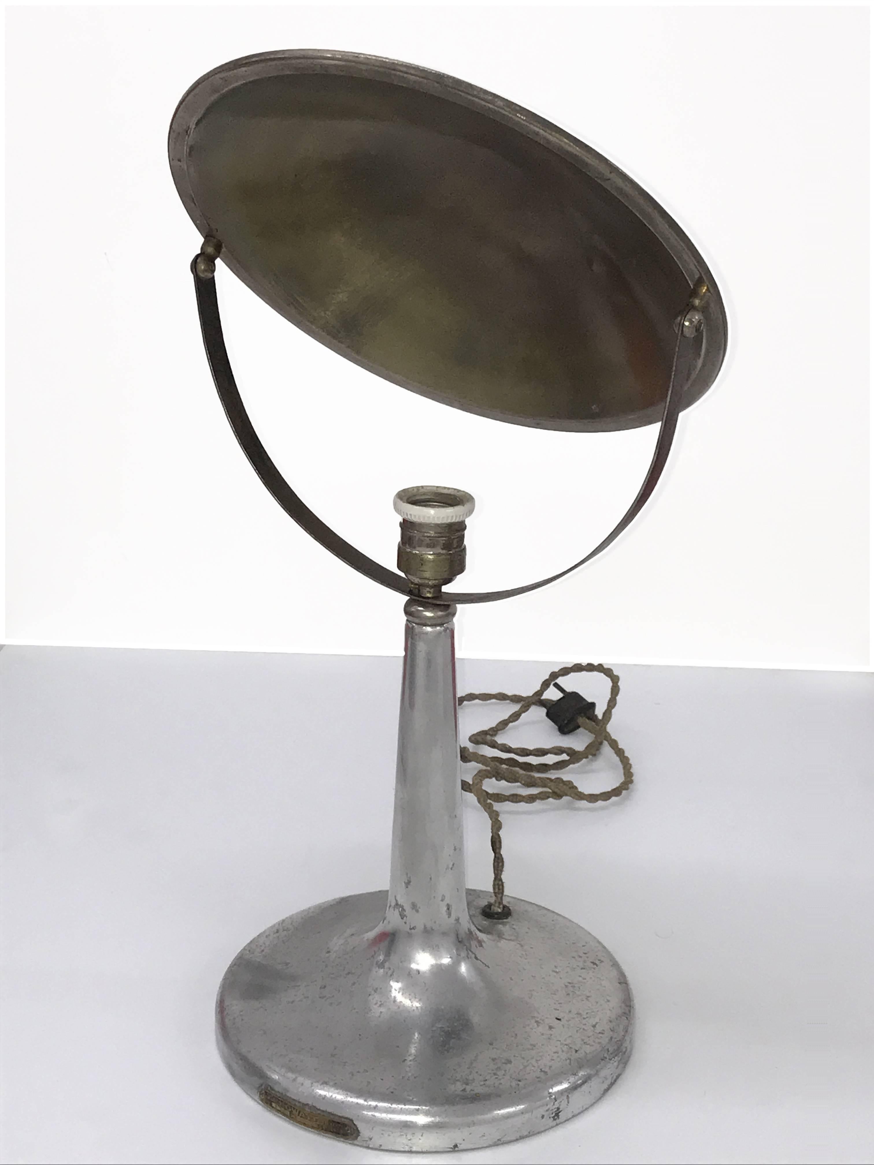 Midcentury Gardoncini Italian Italian Adjustable Table Lamp for Zerowatt, 1940s For Sale 6