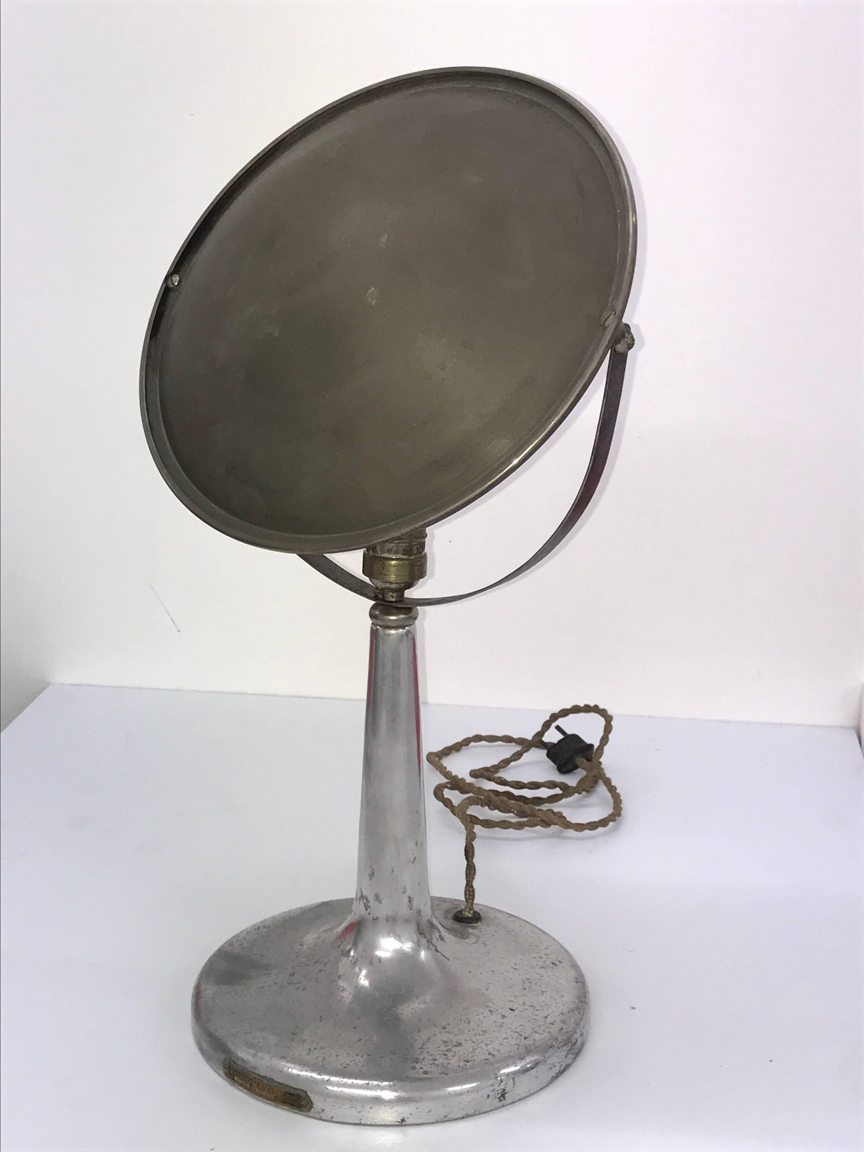 Midcentury Gardoncini Italian Italian Adjustable Table Lamp for Zerowatt, 1940s For Sale 7