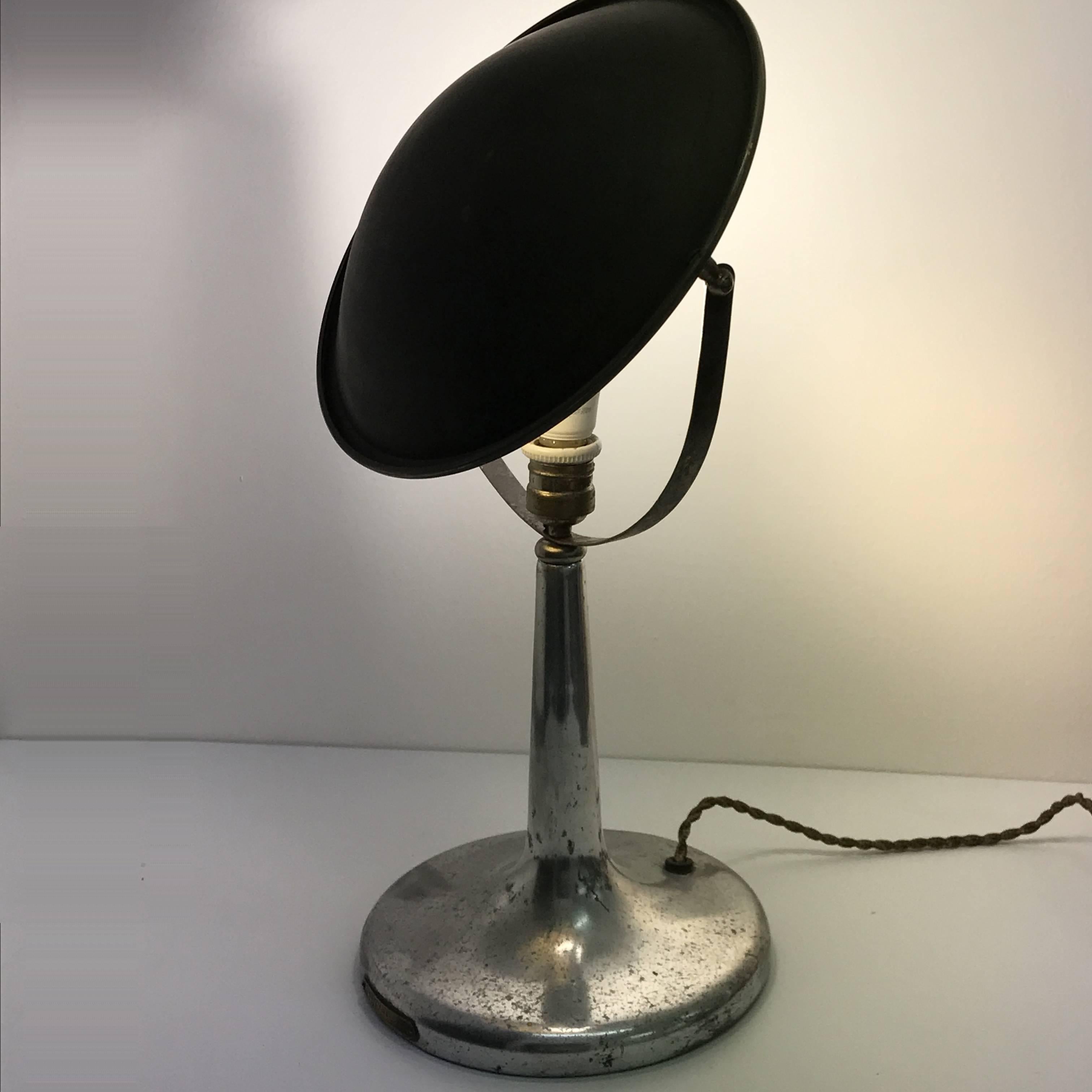 Midcentury Gardoncini Italian Italian Adjustable Table Lamp for Zerowatt, 1940s For Sale 9