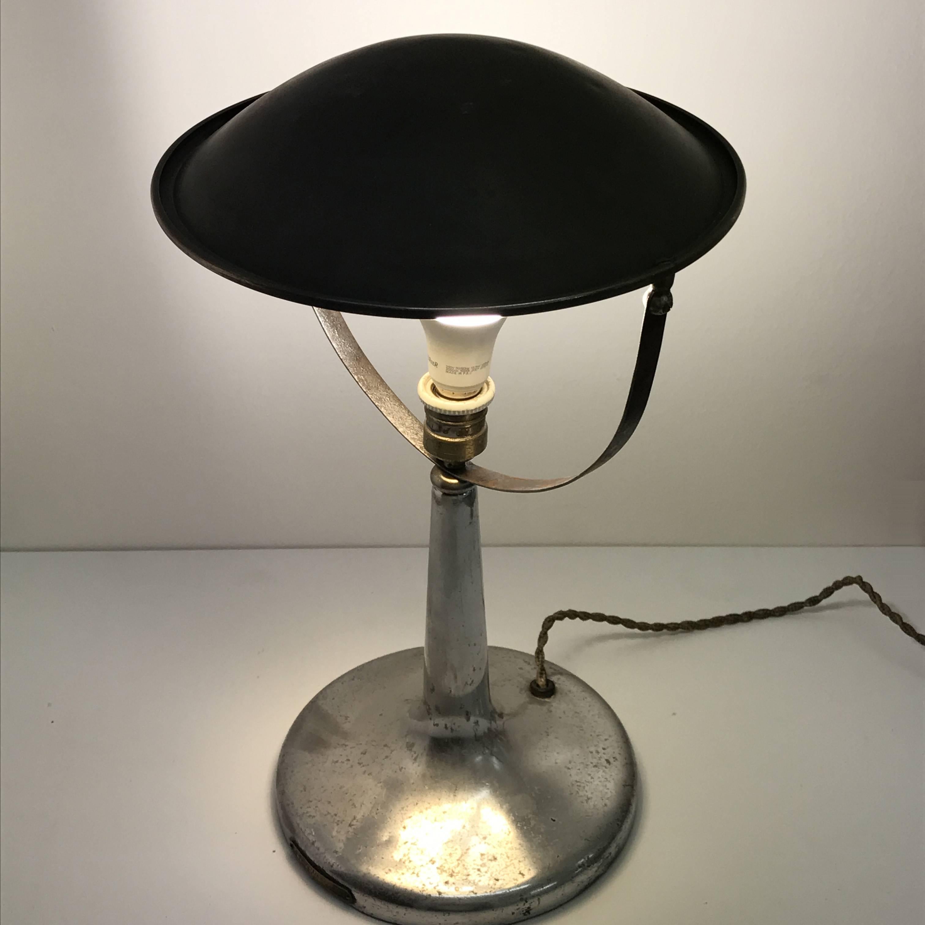 Midcentury Gardoncini Italian Italian Adjustable Table Lamp for Zerowatt, 1940s For Sale 10